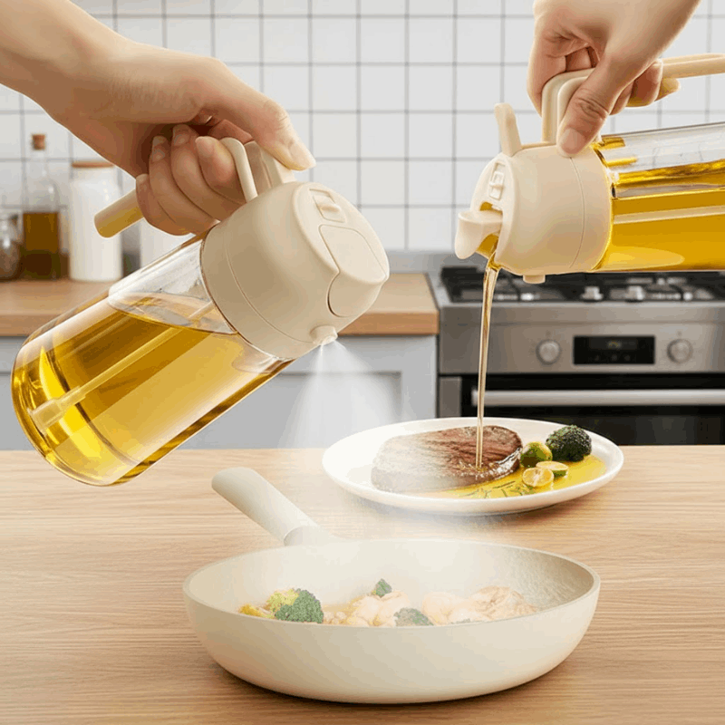 2-in-1 Oil Spray & Pour Bottle