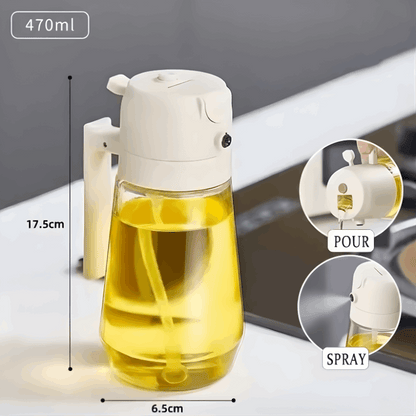 2-in-1 Oil Spray & Pour Bottle