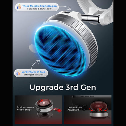 360° Car Mount Magnetic Phone Holder with Vacuum Suction
