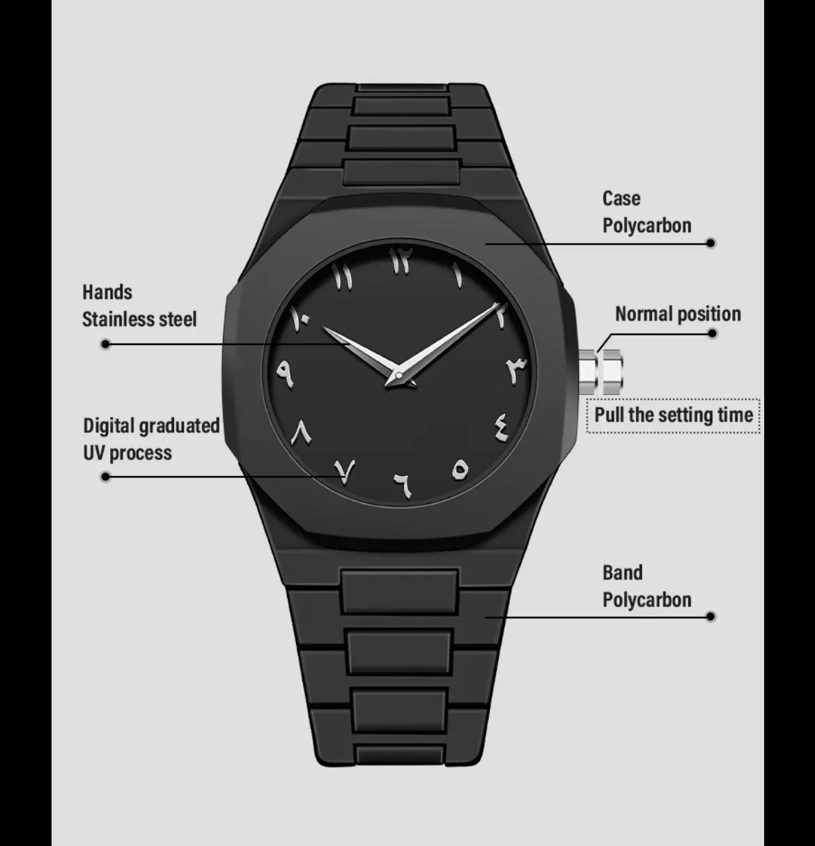 Arabic Style Aura Watch