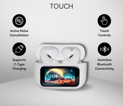 Airpods Pro With Touch Display Screen
