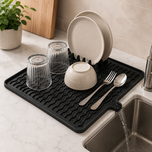DrainDry Silicone Kitchen Mat