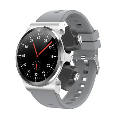 Smart Watch Under 500 GT69 Tws Smart Watch with Earphones 2 in 1 Stereo Earphone Heart Rate Monitor