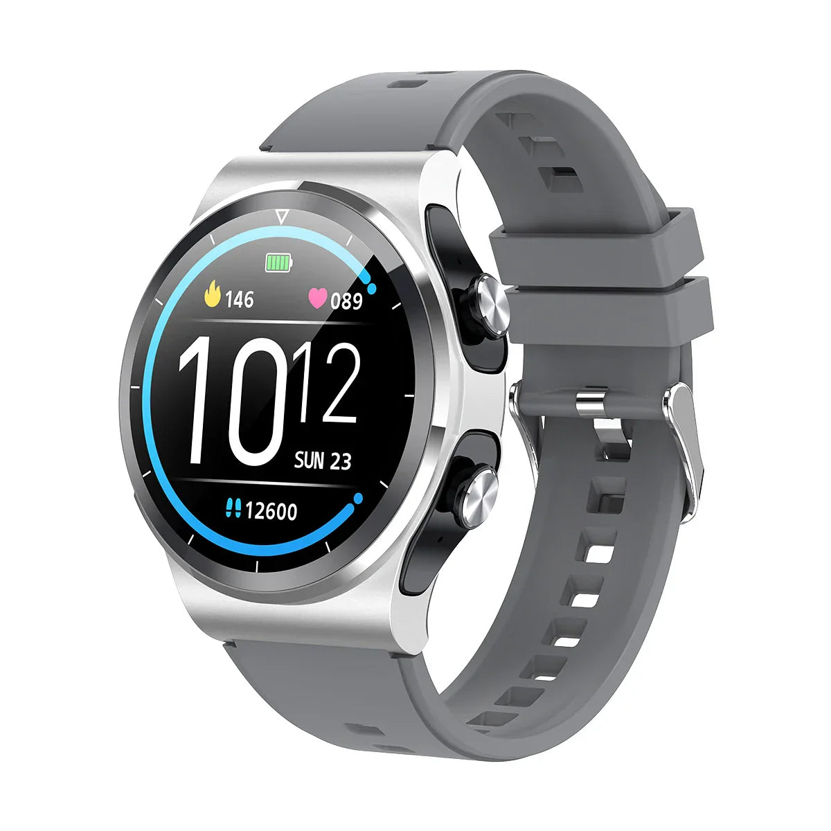 Smart Watch Under 500 GT69 Tws Smart Watch with Earphones 2 in 1 Stereo Earphone Heart Rate Monitor