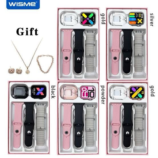 WISME WS-X18 MINI SMART WATCH WITH AIRPODS