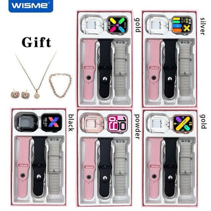 WISME WS-X18 MINI SMART WATCH WITH AIRPODS