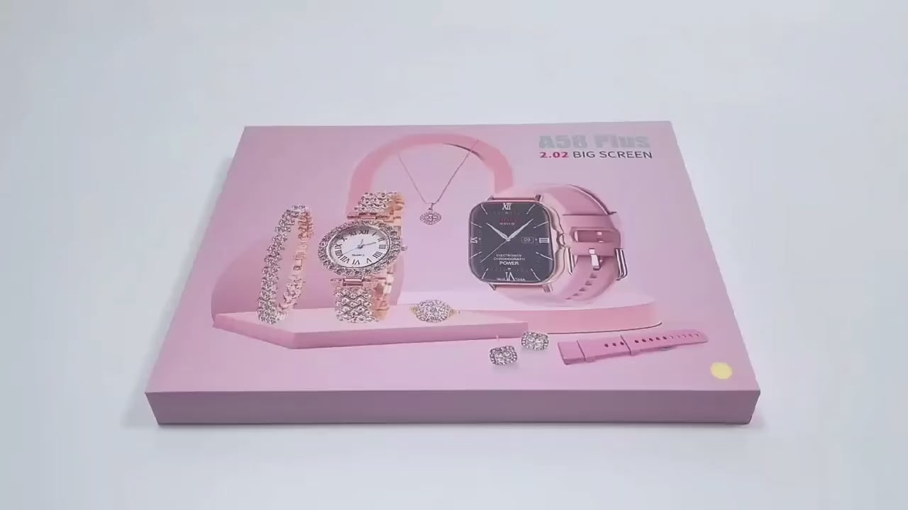 A58 Plus Smart Watch Set