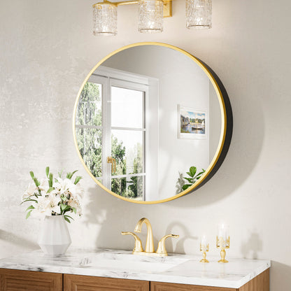 Round Medicine Cabinet with Mirror Cabinet for Bathroom