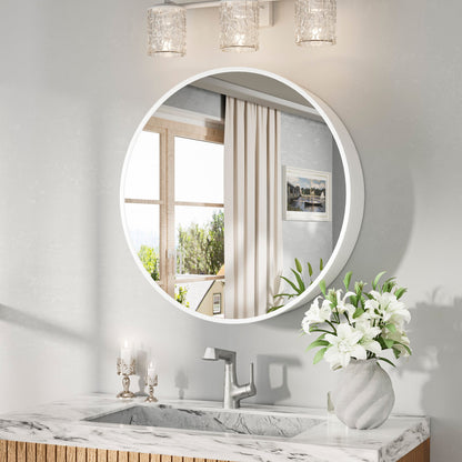 Round Medicine Cabinet with Mirror Cabinet for Bathroom
